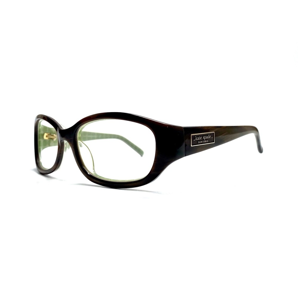 New Kate Spade NY Brown Tortoise Oval Wrap Glasses Italy DEE/S JDHP 54 17 120 - Picture 2 of 8